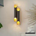 Nordic Black Wall Lamp Nordic single tube double tube wall lamp Manufactory